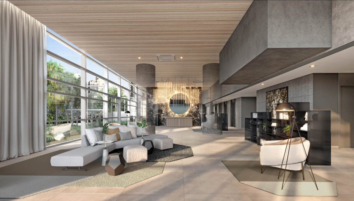 Tegra-Incorporadora-Perspectiva-Ilustrada-Area-de-Lazer-Externa-Apartamentos-Studios-Salas-Comerciais-Empreendimento-Aria-Higienopolis-Sao-Paulo-SP 020-1714952199646