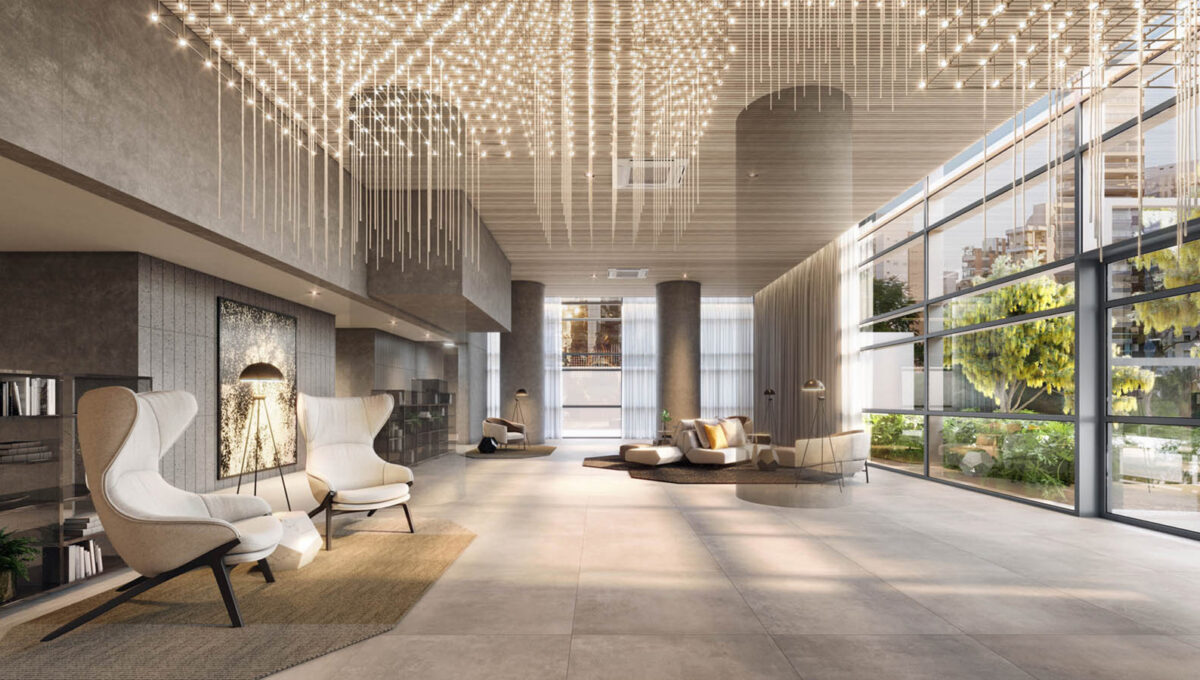 Tegra-Incorporadora-Perspectiva-Ilustrada-Area-de-Lazer-Externa-Apartamentos-Studios-Salas-Comerciais-Empreendimento-Aria-Higienopolis-Sao-Paulo-SP 021-1714952199102